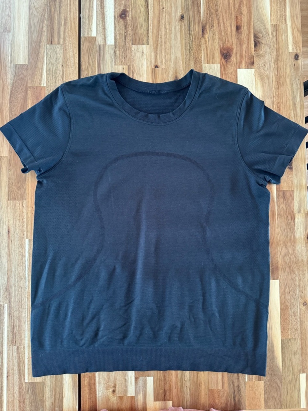 lululemon athletica Black Short Sleeve Crew Tee